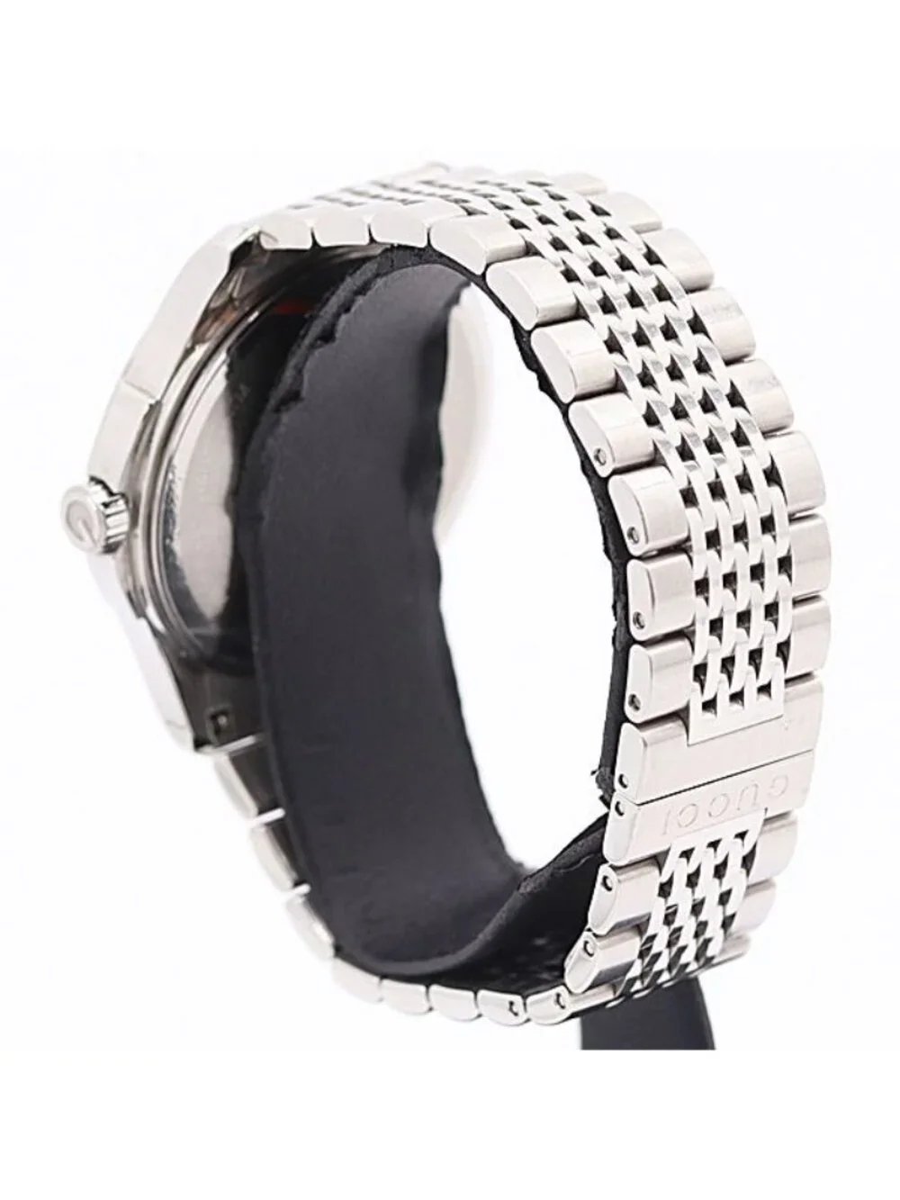 Gucci In Box with Frame 126.4 Round Quartz Date Silver Dial Watch